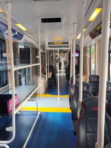 Tram interior
